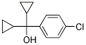 4-CHLORO-ALPHA,ALPHA-DICYCLOPROPYLBENZYL ALCOHOL Struktur