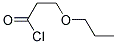 3-N-PROPOXYPROPIONYLCHLORIDE Struktur