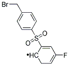 ((4-(BROMOMETHYL)PHENYL)SULFONYL)(4-FLUOROPHENYL)- Struktur