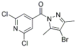 (4-BROMO-3,5-DIMETHYL-1H-PYRAZOL-1-YL)(2,6-DICHLORO-4-PYRIDYL)METHANONE, TECH Struktur