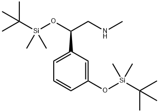 (R)-O,O-BIS(TERT-BUTYLDIMETHLSILYL)PHENYLEPHRINE Struktur