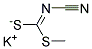 POTASSIUM {[(METHYLTHIO)(SULPHIDO)METHYLENE]AMINO}(NITRILO)METHANE Struktur