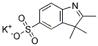 POTASSIUM 2,3,3-TRIMETHYLINDOLENINE-5-SULPHONATE Struktur