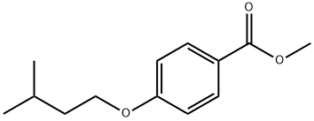 METHYL 4-(ISOPENTYLOXY)BENZENECARBOXYLAT Struktur