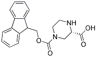 (S)-4-Fmoc-piperazine-2-carboxylic acid Struktur