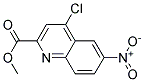 Methyl 4-Chloro-6-Nitro-2-Quinoline-Carboxylate Struktur