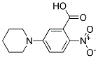 5-Piperidin-1-yl-2-nitrobenzoic acid Struktur