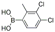 3,4-Dichloro-2-methylbenzeneboronic acid Struktur