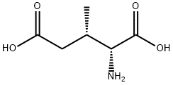 (2R,3S)-3-Methylglutamic acid Struktur