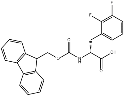 Fmoc-2,3-Difluoro-D-Phenylalanine Struktur