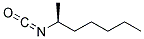 (S)-(+)-1(R)-(-)-2-Heptyl isocyanate Struktur