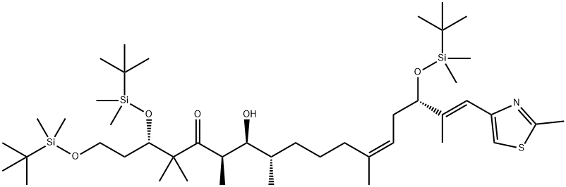 (3S,6R,7S,8S,12Z,15S,16E)-1,3,15-TRIS-{[TERT-BUTYL(DIMETHYL)SILYL]OXY}-7-HYDROXY-4,4,6,8,12,16-HEXAMETHYL-17-(2-METHYL-1,3-THIAZOL-4-YL)HEPTADECYL-12,16-DIEN-5-ONE