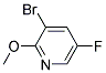 3-BROMO-5-FLUORO-2-METHOXYPYRDINE Struktur