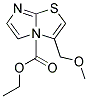 ETHYL 3-METHOXYMETHYL-IMIDAZO[2,1-B]THIAZOLE 4-CARBOXYLATE Struktur