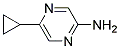 3-AMINO-6-CYCLOPROPYLPYRDAZINE Struktur