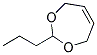 2-Propyl-4,7-Dihydro-1,3-Dioxepin Struktur