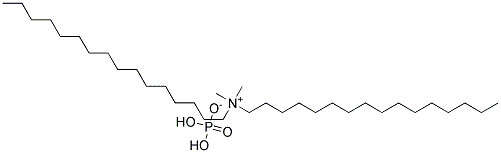 Dihexadecyl dimethyl ammonium dihydrogen phosphate Struktur