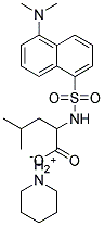 Dansyl-Dl-LeucinePiperidiniumSalt Struktur