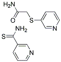 3-PyridylthioacetamideThionicotinamide Struktur