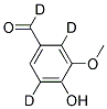 4-HYDROXY-3-METHOXYBENZALDEHYDE-D3|香蘭素-D3