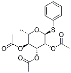 PHENYL 2,3,4-TRI-O-ACETYL-1-THIO-A-L-RHAMNOPYRANOSIDE Struktur