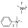 PHENYL TRIMETHYLAMMONIUM IODIDE, (TRIMETHYLAMMONIUM IODIDE) Struktur