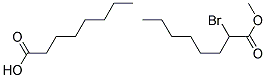 METHYL 2-BROMO OCTANOATE (CAPRYLATE) Struktur