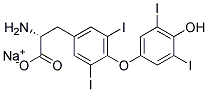 D-THYROXINE SODSIUM SALT Struktur