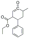 3-METHYL-5-PHENYL-6-ETHOXYCARBONYLCYCLOHEXEN-2-ON Struktur