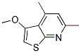 3-METHOXY-4,6-DIMETHYL-THIENO[2,3-B]PYRIDINE Struktur