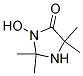 3-HYDROXY-4-OXO-2,2,5,5-TETRAMETHYLIMIDAZOLIDINE- Struktur