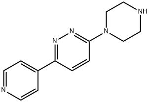 3-(PIPERAZIN-1-YL)-6-(PYRIDIN-4-YL)PYRIDAZINE Struktur