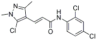 N1-(2,4-DICHLOROPHENYL)-3-(5-CHLORO-1,3-DIMETHYL-1H-PYRAZOL-4-YL)ACRYLAMIDE, TECH Struktur