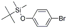 4-BROMOPHENOL-TERT-BUTYLDIMETHYLSILYL ETHER Struktur