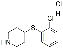 4-(2-CHLOROPHENYLSULPHANYL)PIPERIDINE HYDROCHLORIDE Struktur