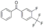 3-FLUORO-4-(TRIFLUOROMETHYL)BENZOPHENON Struktur