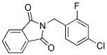 N-(4-CHLORO-2-FLUOROBENZYL)PHTHALIMID Struktur