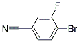 4-BROMO-3-FLUOROBENZONITRIL Struktur