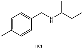 N-(4-METHYLBENZYL)-2-BUTANAMINE HYDROCHLORIDE, 1049678-12-7, 結(jié)構(gòu)式