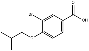 3-BROMO-4-ISOBUTOXYBENZOIC ACID Struktur