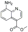 METHYL 8-AMINOQUINOLINE-4-CARBOXYLATE Struktur