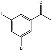 3'-Iodo-5'-bromoacetophenone Struktur