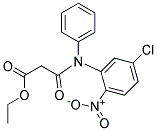 N-carbethoxyacetyl-5-chloro-2-Nitro diphenylamine Struktur