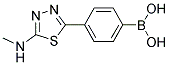 4-[5-(Methylamino)-1,3,4-thiadiazol-2-yl]benzeneboronic acid Struktur