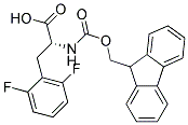 Fmoc-2,6-Difluoro-D-Phenylalanine Struktur