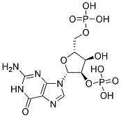 Guanosine-2',5'-bisphosphate Struktur