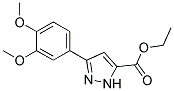 3-(3,4-DIMETHOXYPHENYL)-1H-PYRAZOLE-5-CARBOXYLIC ACID ETHYL ESTER Struktur