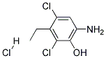 6-Amino-2,4-Dichloro-3-Ethylphenol HCL Struktur