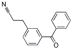 (3-Benzoylphenyl)Propionitrile Struktur