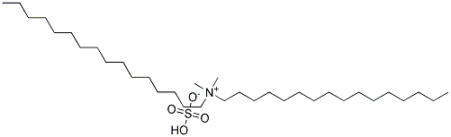 Dihexadecyl dimethyl ammonium sulfate Struktur